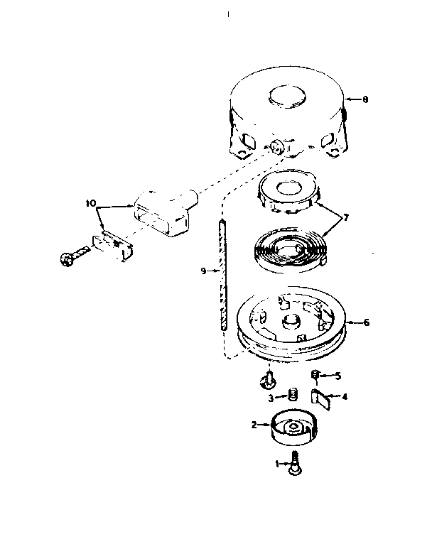 Rewind starter no. 590420