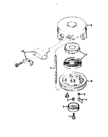 Rewind starter no. 590420