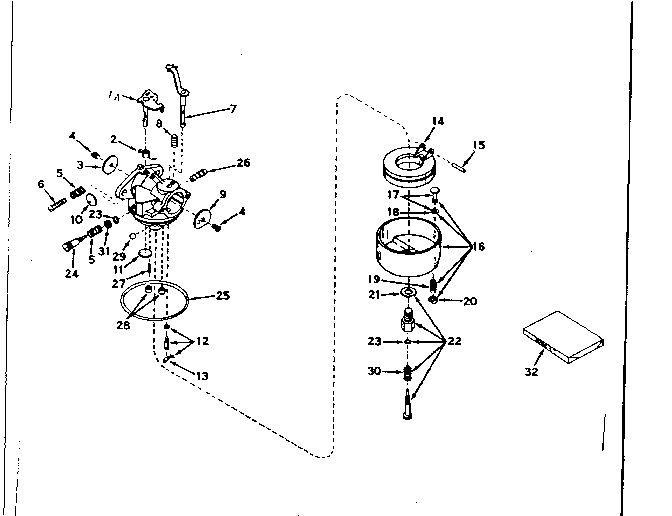 CARBURETOR NO. 631067A