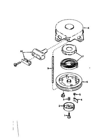 Rewind starter no. 590420