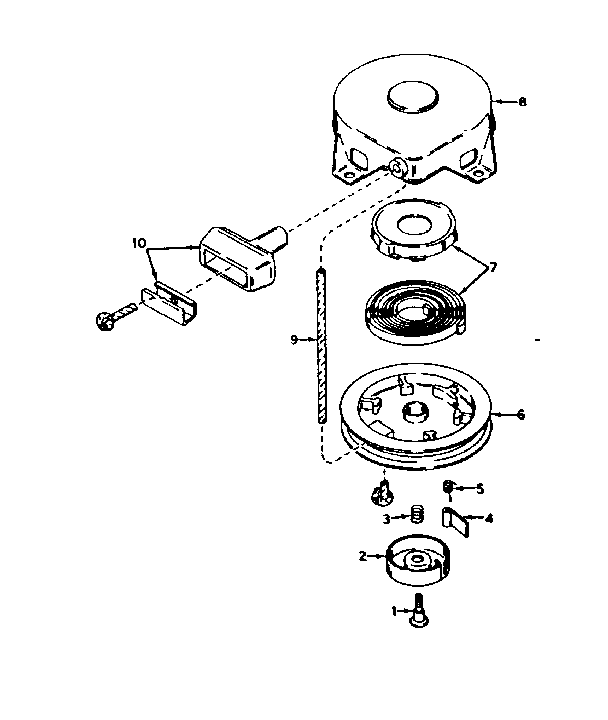 Rewind starter no. 590420