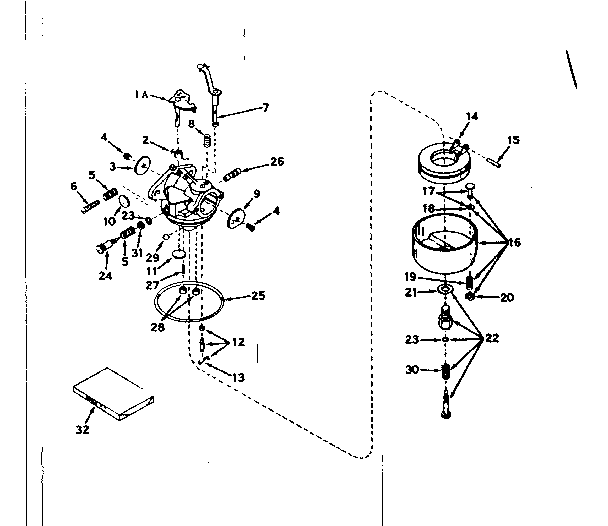 Carburetor no. 631063a