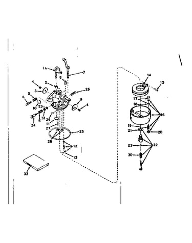 Carburetor no. 631063a