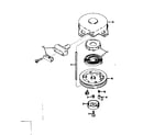 Craftsman 143567032 rewind starter no. 590420 diagram