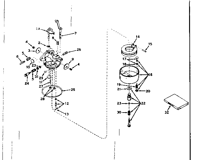 CARBURETOR NO. 631063A