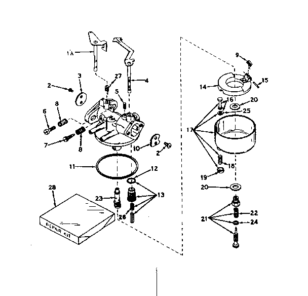Carburetor no. 631157