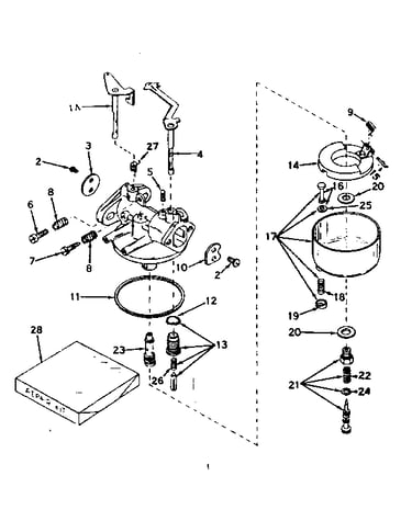 Carburetor no. 631226