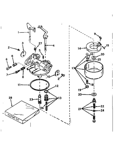 Carburetor no. 631226