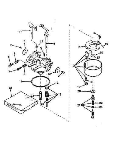Carburetor no. 631157