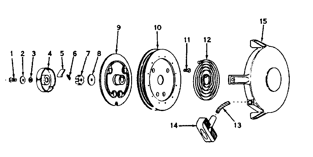 Rewind starter no. 590405