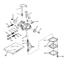 Craftsman 143571012 carburetor no. 631145 diagram
