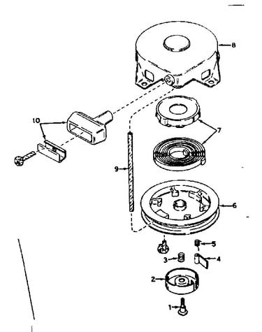 Rewind starter no. 590420