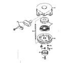 Craftsman 53681960 rewind starter no. 590420 diagram
