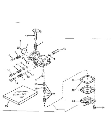 Carburetor no. 631245