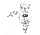 Craftsman 53679983 rewind starter no. 590420 diagram