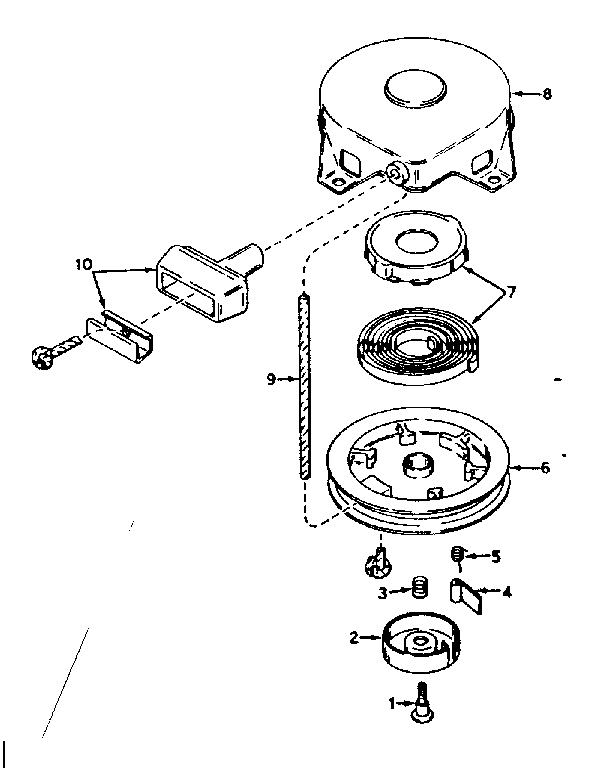 Rewind starter no. 590420