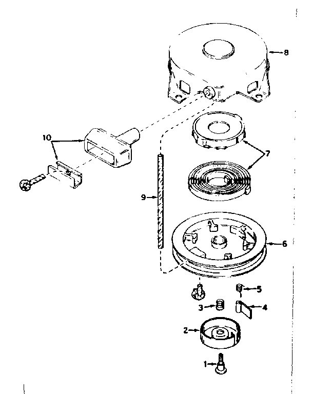 Rewind starter no. 590420