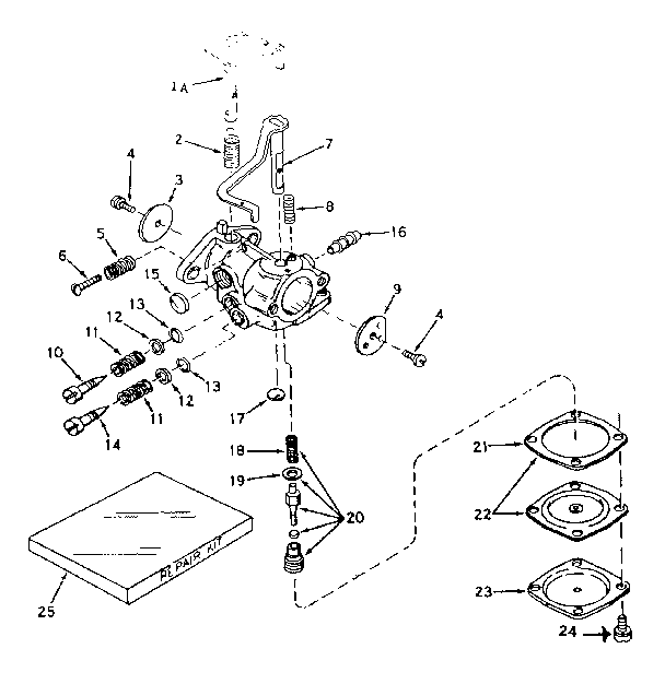 CARBURETOR NO. 630982