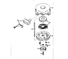 Craftsman 143571082 rewind starter no. 590420 diagram