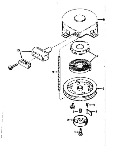 Rewind starter no. 590420