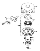 Rewind starter no. 590420