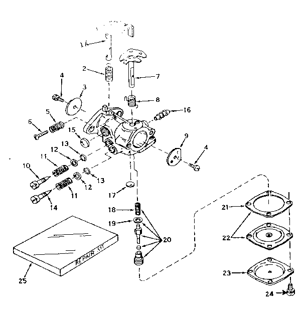 CARBURETOR NO. 630989