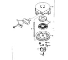 Craftsman 143571112 rewind starter no. 590420 diagram