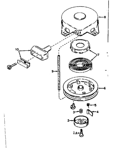 Rewind starter no. 590420