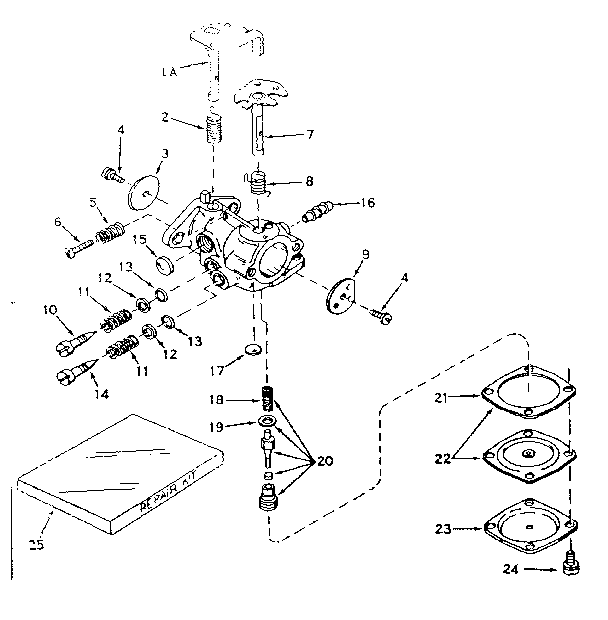 Carburetor no. 630989