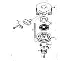 Craftsman 53682131 rewind starter diagram