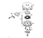 Craftsman 53685645 rewind starter no. 590420 diagram