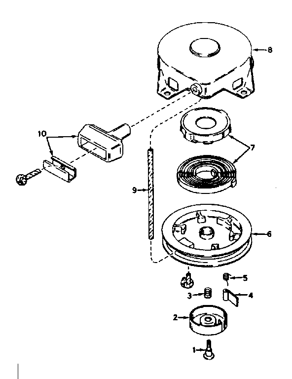 Rewind starter no. 590420