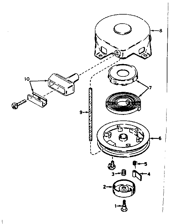 Rewind starter no. 590420