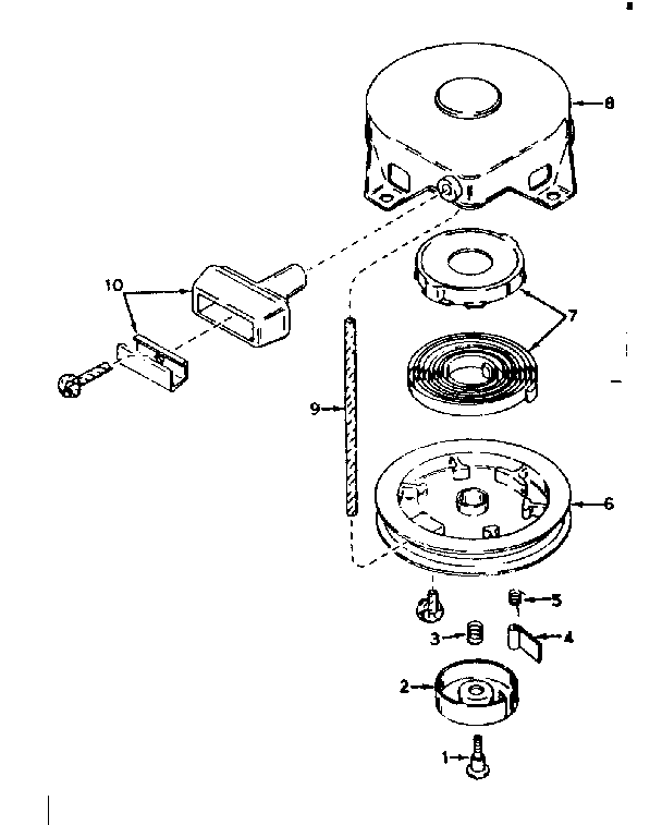 Rewind starter no. 590420