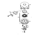 Craftsman 143575022 rewind starter no. 590449 diagram