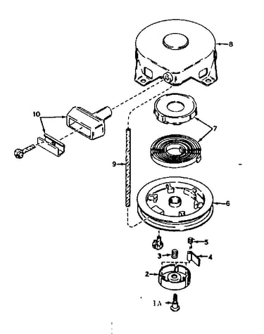 Rewind starter no. 590449