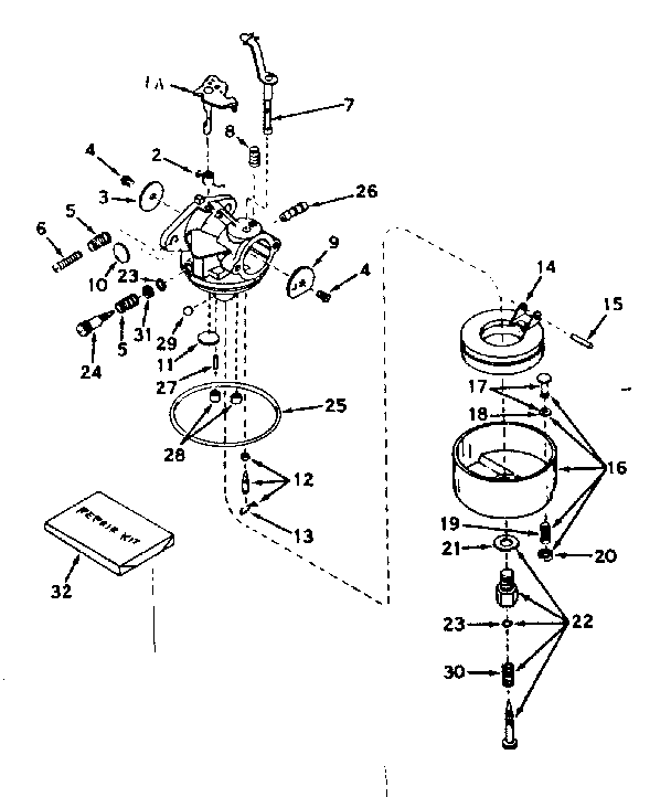 CARBURETOR NO. 631067A