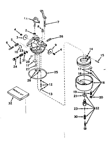 Carburetor no. 631067a