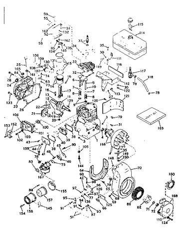 Basic engine          cylinder assembly (incl. nos.