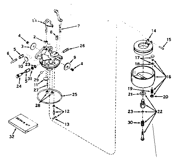 CARBURETOR NO. 631067A