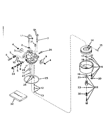 Carburetor no. 631067a