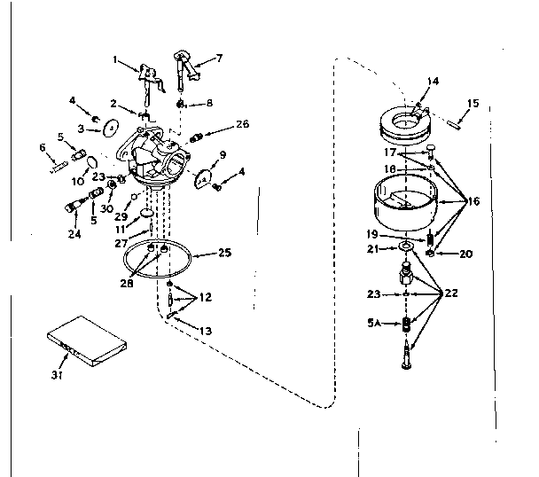 Carburetor no. 630992b