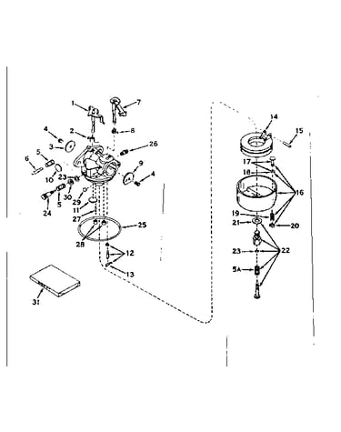 Carburetor no. 630992b