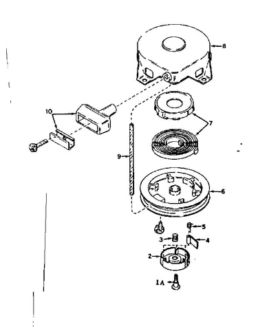 Rewind starter no. 590449