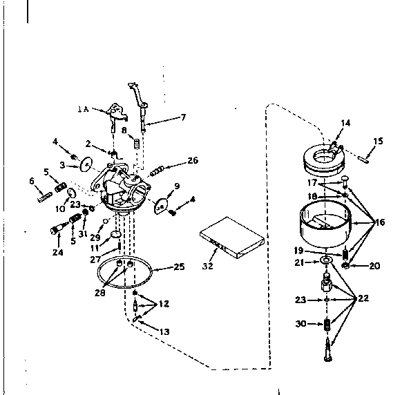 Carburetor no. 631063a