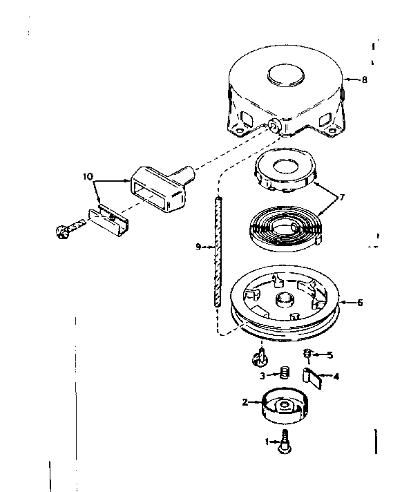 Rewind starter no. 590420