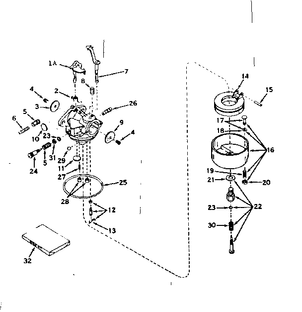CARBURETOR NO. 631063A