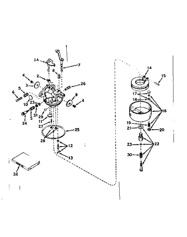 Carburetor no. 631063a