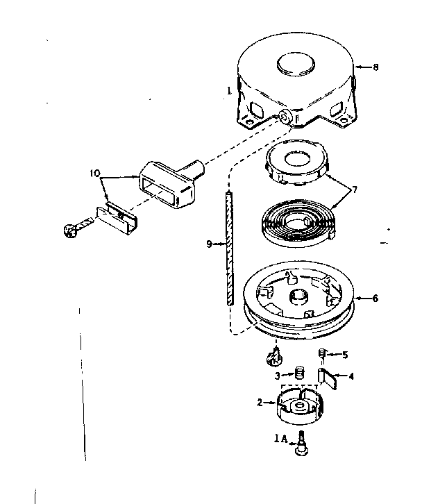 Rewind starter no. 590449