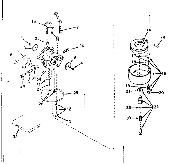 Carburetor no. 631063a